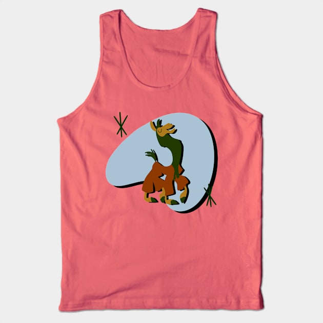 Retro Kuzco Tank Top by BKArtwork